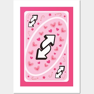 Uno Reverse Cute Love Posters and Art